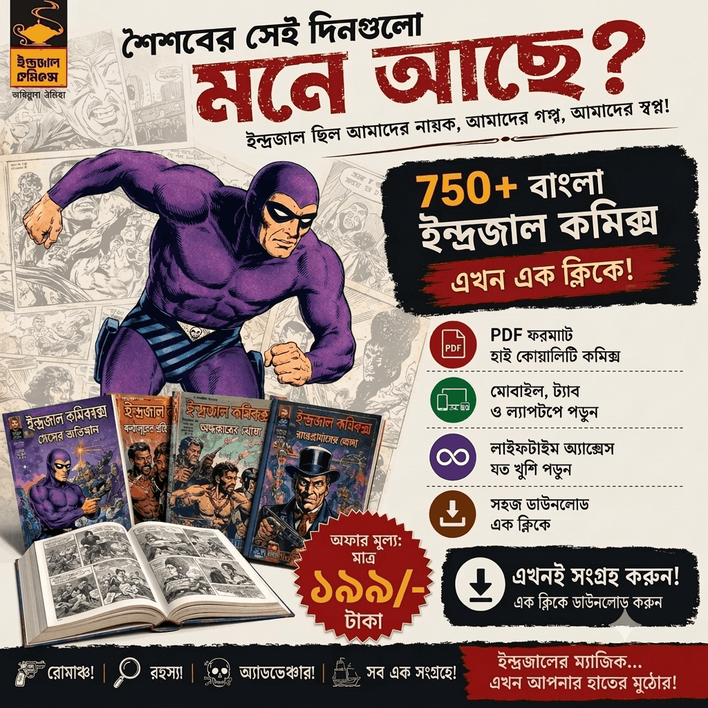 ৭৫০+ দুর্লভ ইন্দ্রজাল কমিক্স